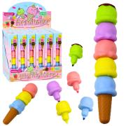 Opakowanie Zakreślacze Lody w rożku pastelowe 5 kolorów