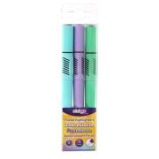 Opakowanie Zakreślacze trójkątne 3szt pastel STRIGO