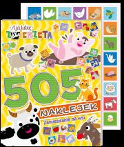 Zamieszanie na wsi. A ja lubię zwierzęta. 505 naklejek. Autor: Opracowanie zbiorowe. Dadada.pl Okładka książki Zamieszanie na wsi. A ja lubię zwierzęta. 505 naklejek