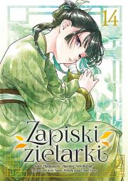 Zapiski zielarki. Tom 14. Autor: Ikki Nanao, Natsu Hyuuga, Nekokurage. Dadada.pl Okładka książki Zapiski zielarki. Tom 14