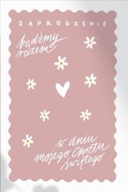 Opakowanie Zaproszenie Chrzciny (5szt)