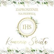 Opakowanie Zaproszenie Komunia (10szt)