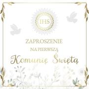 Opakowanie Zaproszenie Komunia (10szt)