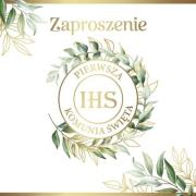 Opakowanie Zaproszenie Komunia (10szt)