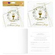 Opakowanie Zaproszenie komunia (5szt)