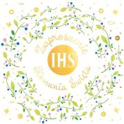 Opakowanie Zaproszenie KW - Komunia listki 5szt