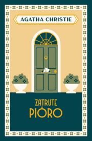 Zatrute pióro. Autor: Agatha Christie. Dadada.pl Okładka książki Zatrute pióro