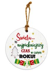 Opakowanie Zawieszka ceramiczna Boże Narodzenie