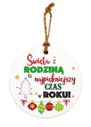 Opakowanie Zawieszka ceramiczna Boże Narodzenie