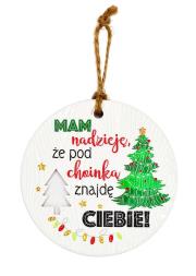 Opakowanie Zawieszka ceramiczna Boże Narodzenie