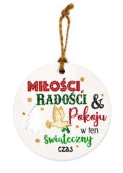 Opakowanie Zawieszka ceramiczna Boże Narodzenie