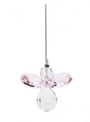 Opakowanie Zawieszka Crystal angel - Rose Quartz