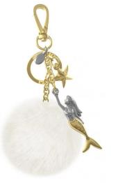 Opakowanie Zawieszka do torebki syrena z pomponem