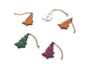 Opakowanie Zawieszka drewniana choinka 5szt