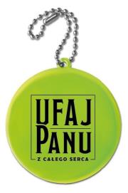 Opakowanie Zawieszka odblaskowa - Ufaj Panu