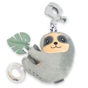 Zawieszka pluszowa z pozytywką i klipsem. Wydawca: Baby Mix. Dadada.pl Opakowanie Zawieszka pluszowa z pozytywką i klipsem