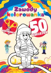 Okładka książki Zawody. Kolorowanka