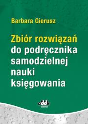 Okładka książki Zbiór rozwiązań do podręcznika samodzielnej nauki księgowania