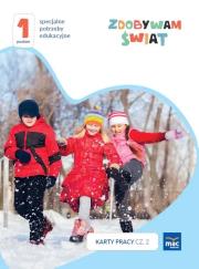 Okładka książki Zdobywam świat. Karty pracy cz.2 zima Poziom 1