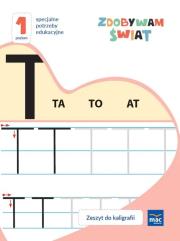 Okładka książki Zdobywam świat. Zeszyt do kaligrafii Poziom 1