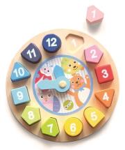 Zegar drewniany. Wydawca: Oops. Dadada.pl Opakowanie Zegar drewniany