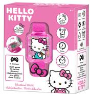 Zegarek edukacyjny z grami Hello Kitty GEN4148. Wydawca: Kids Euroswan. Dadada.pl Opakowanie Zegarek edukacyjny z grami Hello Kitty GEN4148