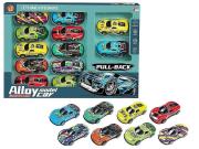 Opakowanie Zestaw 12 aut metalowych 8,6cm