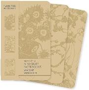 Opakowanie Zestaw 3 notatników MINI Kaft Vincent van Gogh