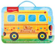 Zestaw artystyczny dla dzieci KEYROAD Autobus 54 elementy. Wydawca: Keyroad. Dadada.pl Opakowanie Zestaw artystyczny dla dzieci KEYROAD Autobus 54 elementy