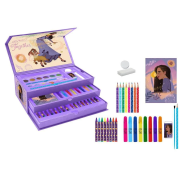 Zestaw artystyczny w kuferku Wish. Wydawca: Diakakis. Dadada.pl Opakowanie Zestaw artystyczny w kuferku Wish