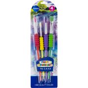 Opakowanie Zestaw artystycznych pędzli plastikowych 4 szt.