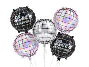 Opakowanie Zestaw balonów foliowych Kule Disco 35cm