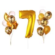 Opakowanie Zestaw balonów złotych 7