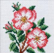 Opakowanie Zestaw do haftu krzyżykowego Dzika Róża