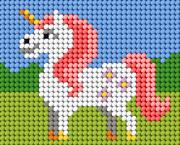 Opakowanie Zestaw do haftu Moje pierwsze wyszywanie Jednorożec