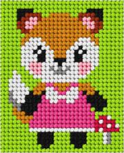 Opakowanie Zestaw do haftu Moje pierwsze wyszywanie Pani Lis