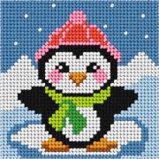 Opakowanie Zestaw do haftu Moje pierwsze wyszywanie Pingwinek