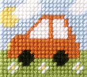 Opakowanie Zestaw do haftu Moje pierwsze wyszywanie Samochodzik