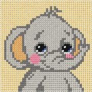 Opakowanie Zestaw do haftu Moje pierwsze wyszywanie Słonik