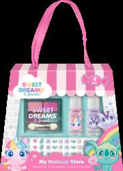 Zestaw do makijażu Sweet Dreams z naklejkami 4 el. KL11659. Wydawca: Kids Euroswan. Dadada.pl Opakowanie Zestaw do makijażu Sweet Dreams z naklejkami 4 el. KL11659