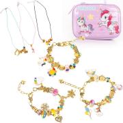 Opakowanie Zestaw do robienia biżuterii Jednorożec 66el