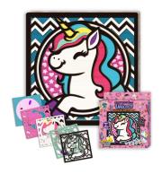 Opakowanie Zestaw do tworzenia obrazów z drewna - Jednorożec