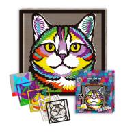 Opakowanie Zestaw do tworzenia obrazów z drewna - Kot