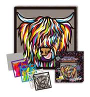 Opakowanie Zestaw do tworzenia obrazów z drewna - Krowa