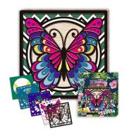 Opakowanie Zestaw do tworzenia obrazów z drewna - Motyl