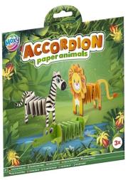 Opakowanie Zestaw do złożenia zwierzątek z papieru Dżungla