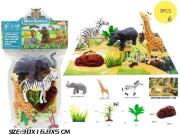 Opakowanie Zestaw dzikich zwierząt z matą