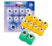 Opakowanie Zestaw dziurkaczy ozdobnych 10el ASTRA