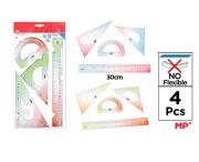 Opakowanie Zestaw geometryczny 4 elementy 30cm