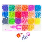 Zestaw gumek do bransoletek z narzędziami. Wydawca: Dalprint. Dadada.pl Opakowanie Zestaw gumek do bransoletek z narzędziami